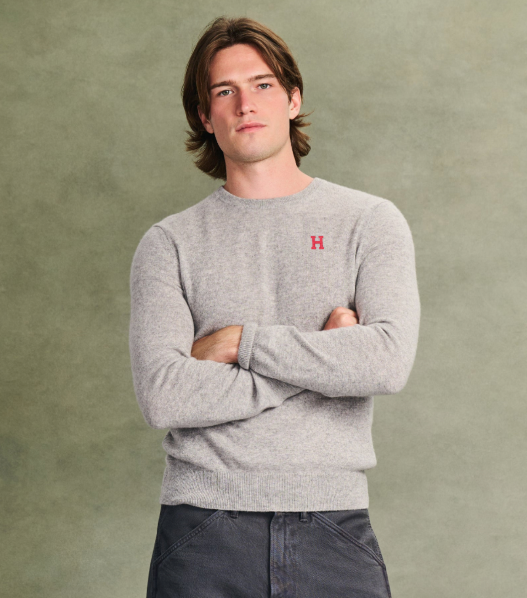 Men's Harvard University Cashmere Sweater