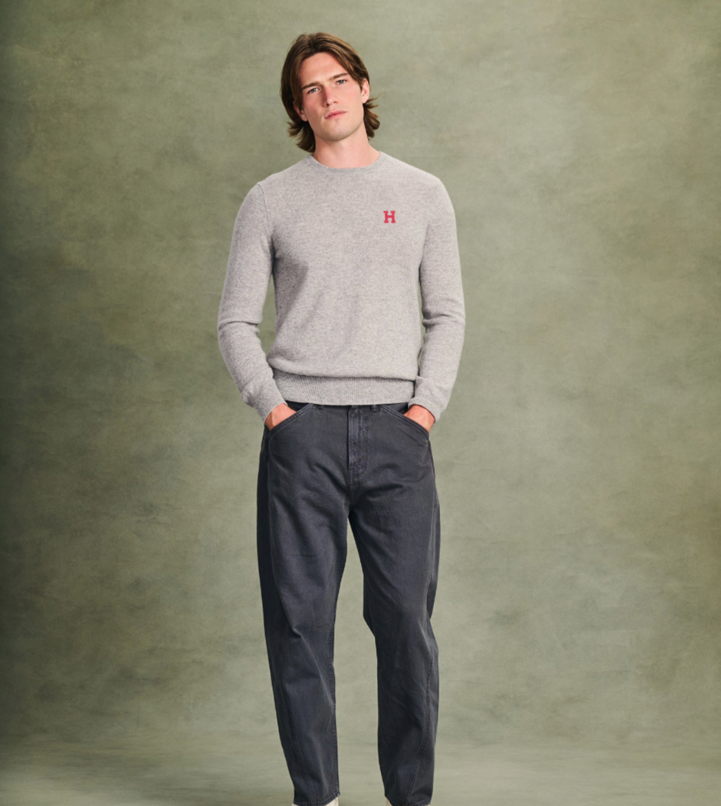 Men's Harvard University Cashmere Sweater