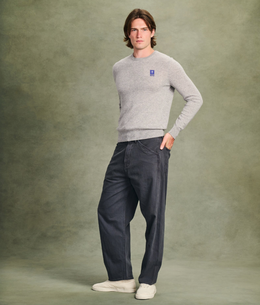 Men's New York University Cashmere Sweater