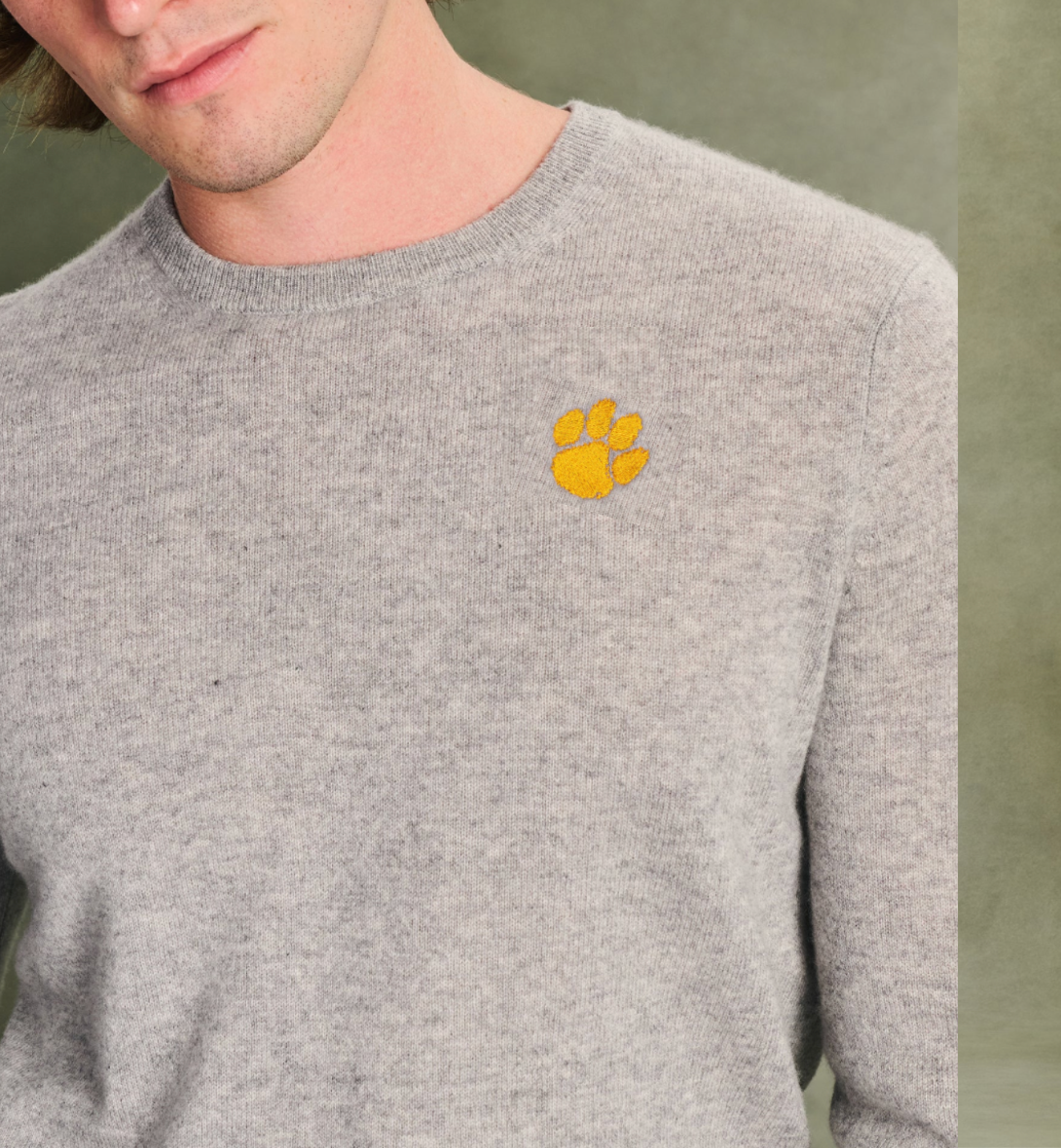 Men's Clemson University Cashmere Sweater