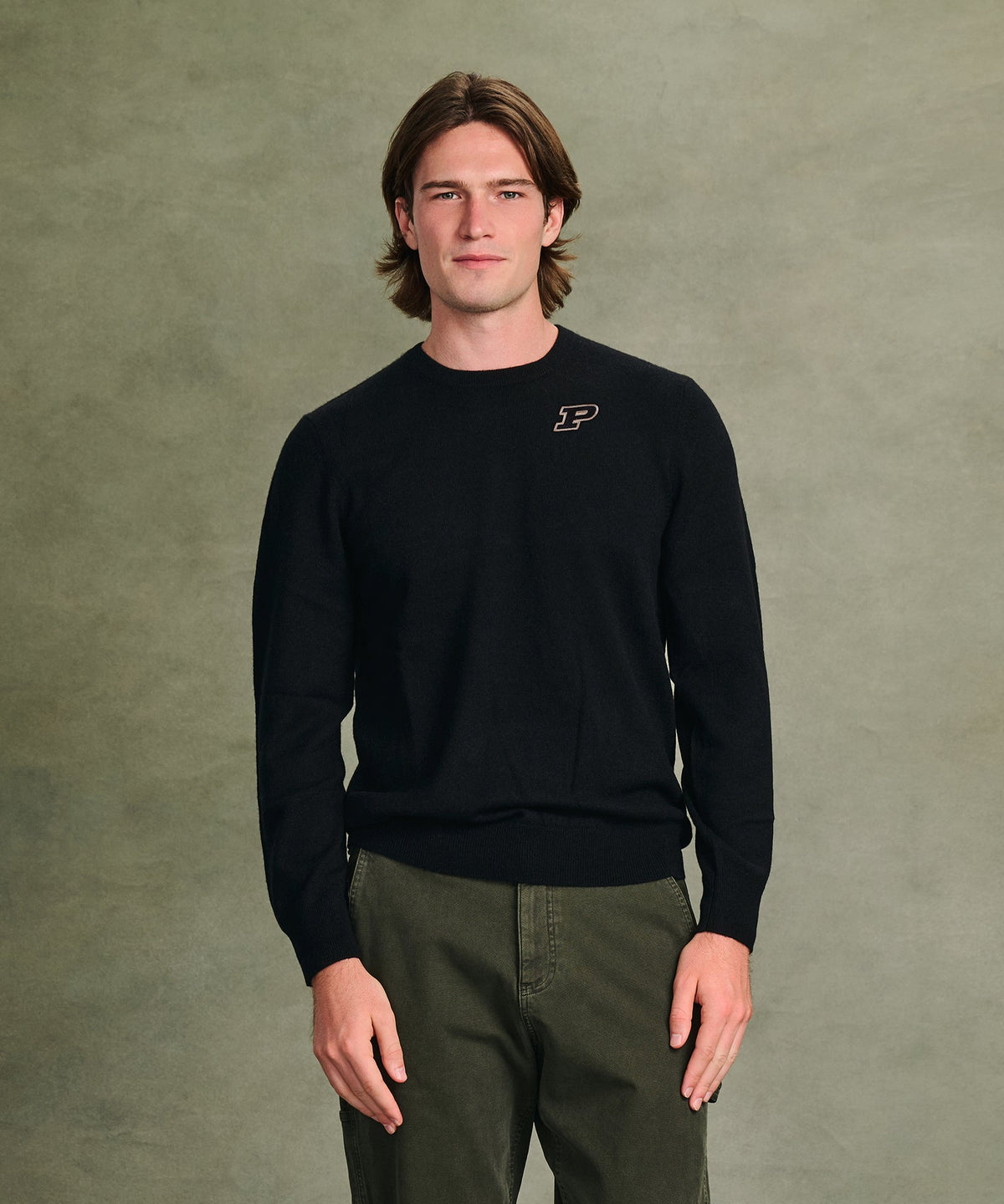 Men's Purdue University Cashmere Sweater
