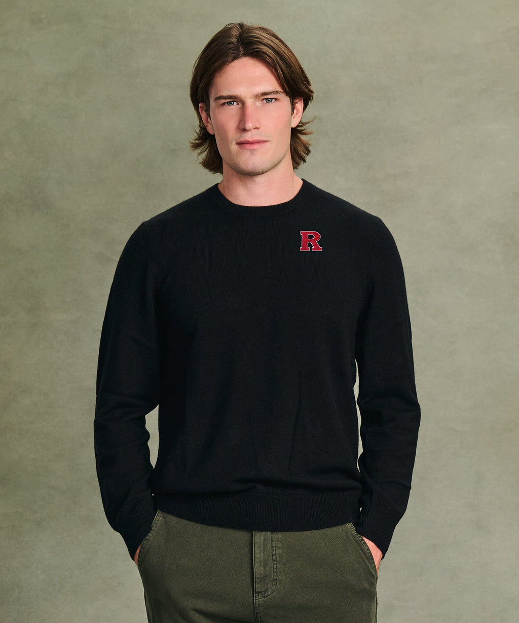 Men's Rutgers University Cashmere Sweater