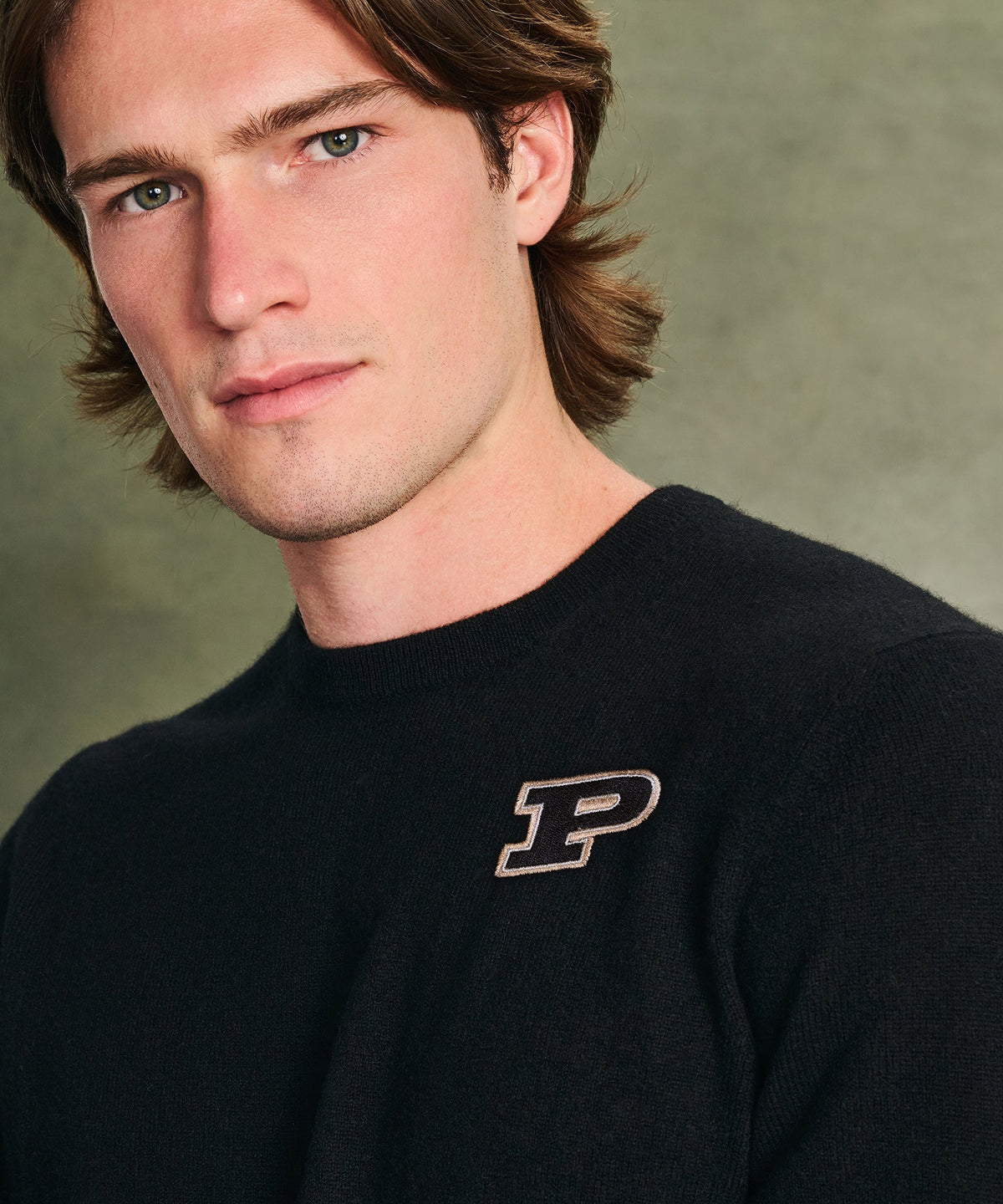 Men's Purdue University Cashmere Sweater
