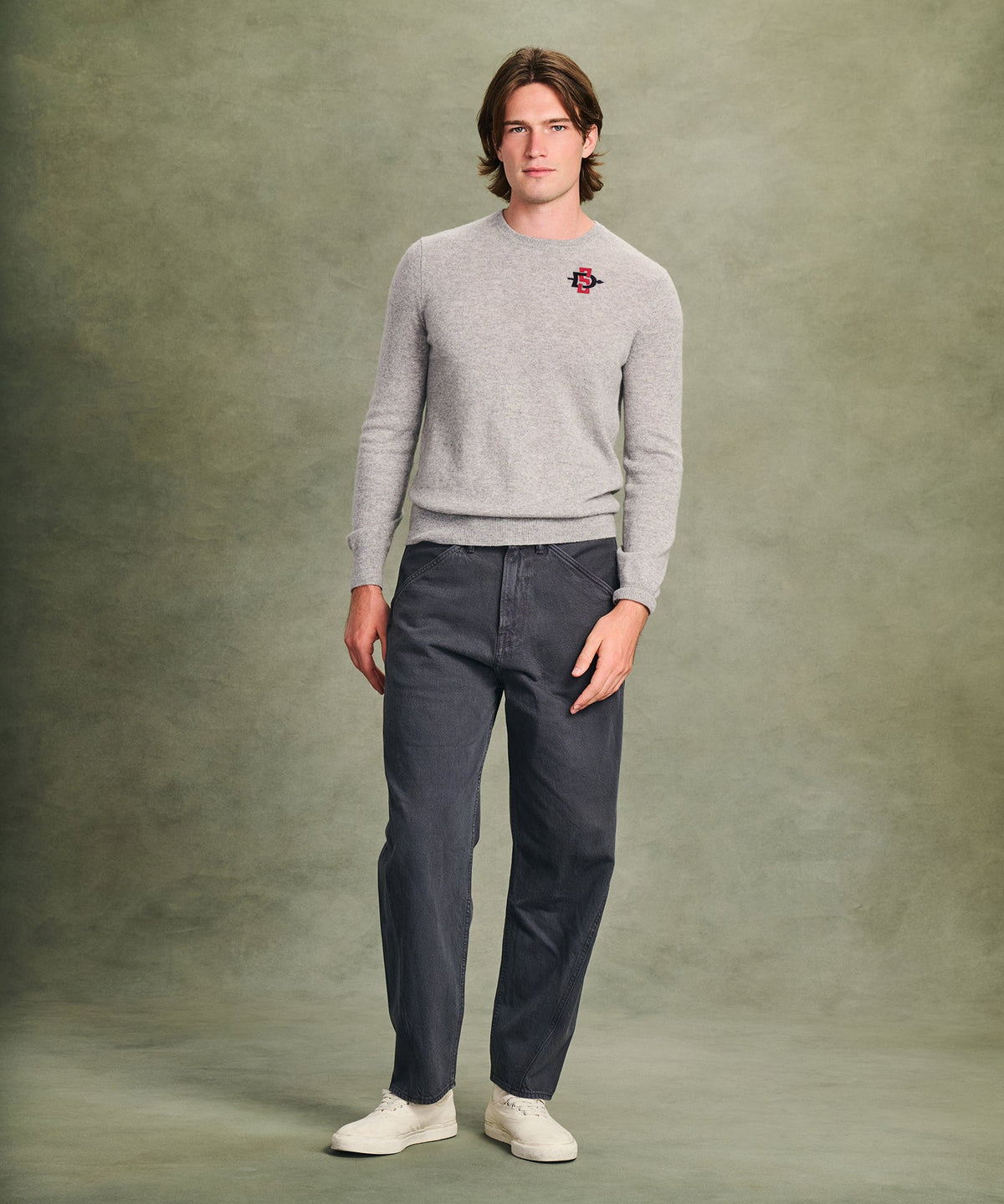 Men's San Diego State University Cashmere Sweater