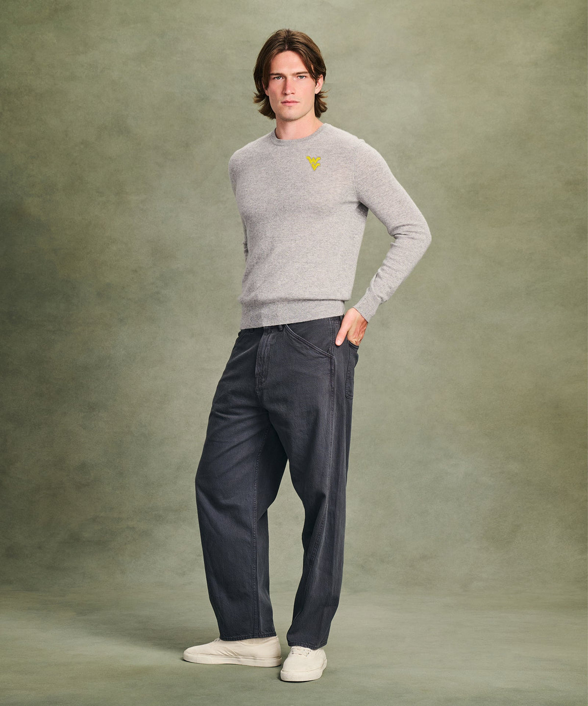 Men's West Virginia University Cashmere Sweater