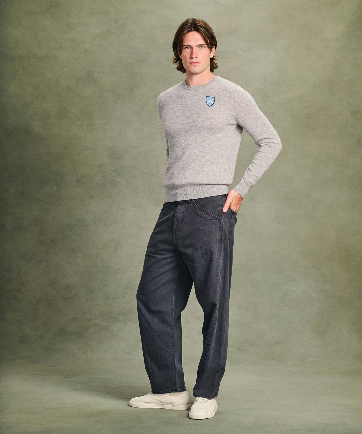 Men's Columbia University Cashmere Sweater