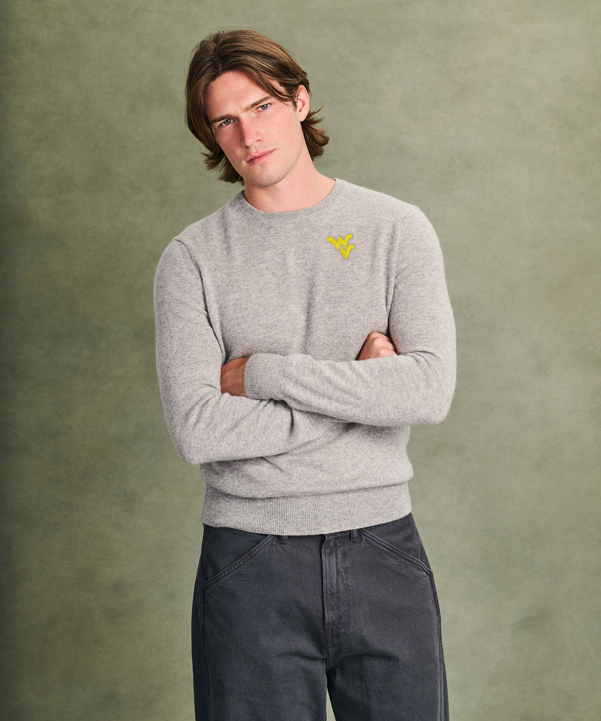 Men's West Virginia University Cashmere Sweater