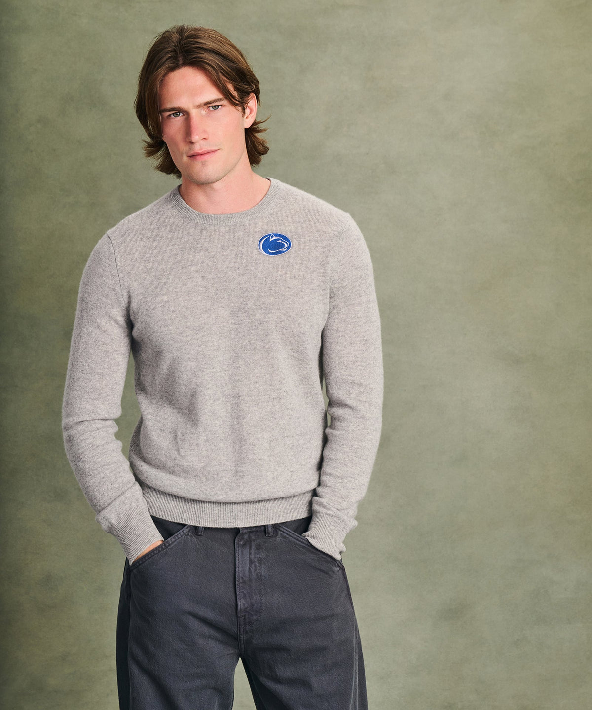 Men's Penn State University Cashmere Sweater