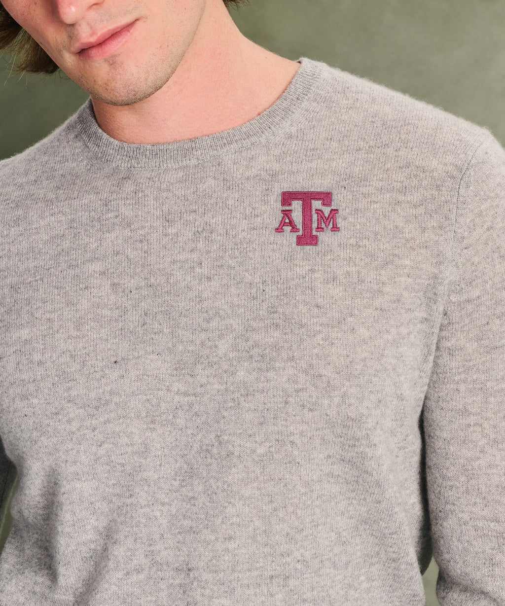 Men's Texas A&M University Cashmere Sweater