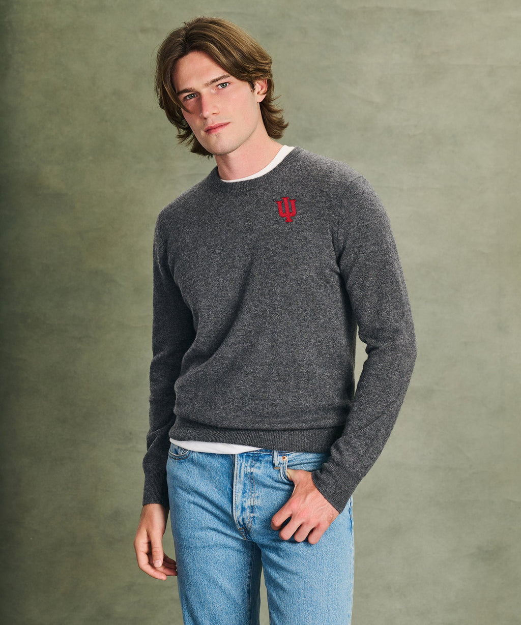 Men's Indiana University Cashmere Sweater