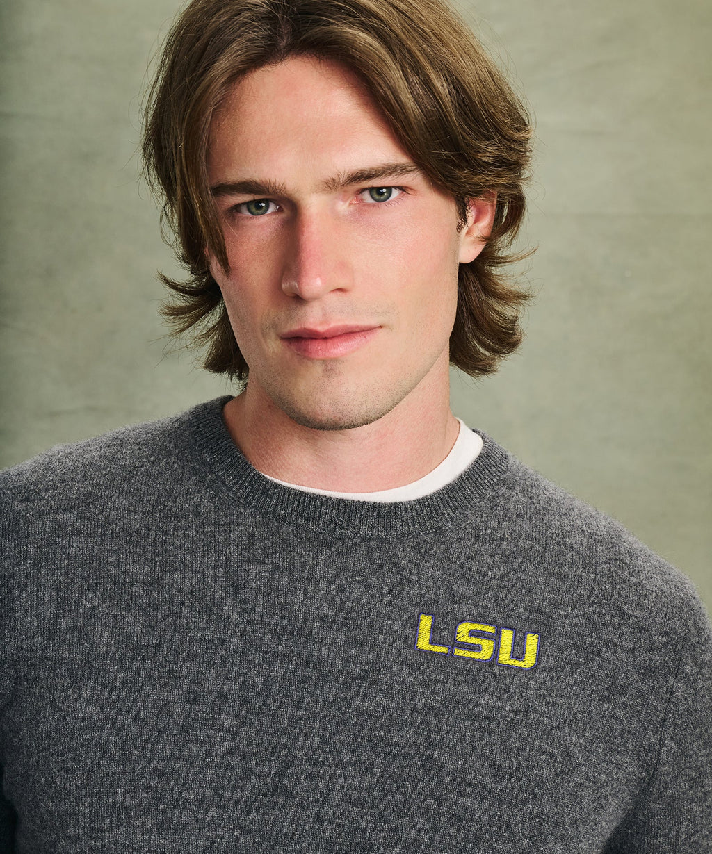 Men's Louisiana State University Cashmere Sweater