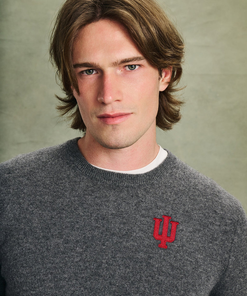 Men's Indiana University Cashmere Sweater