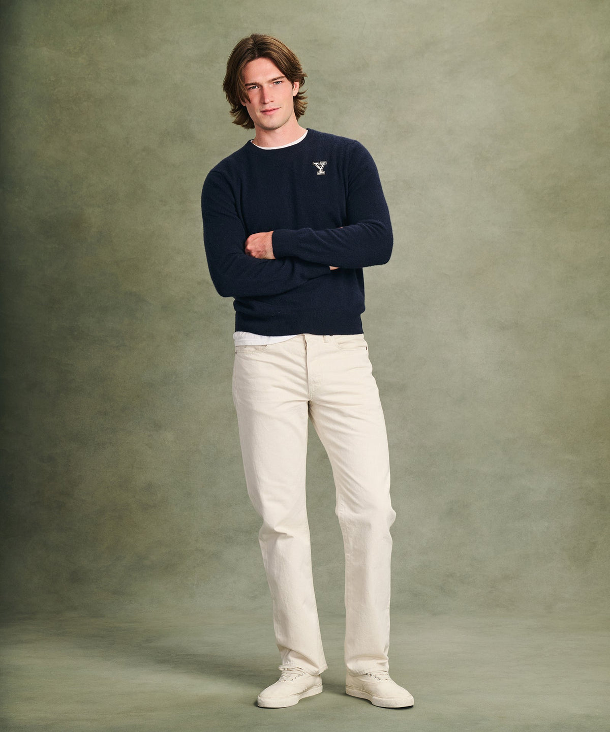 Men's Yale University Cashmere Sweater