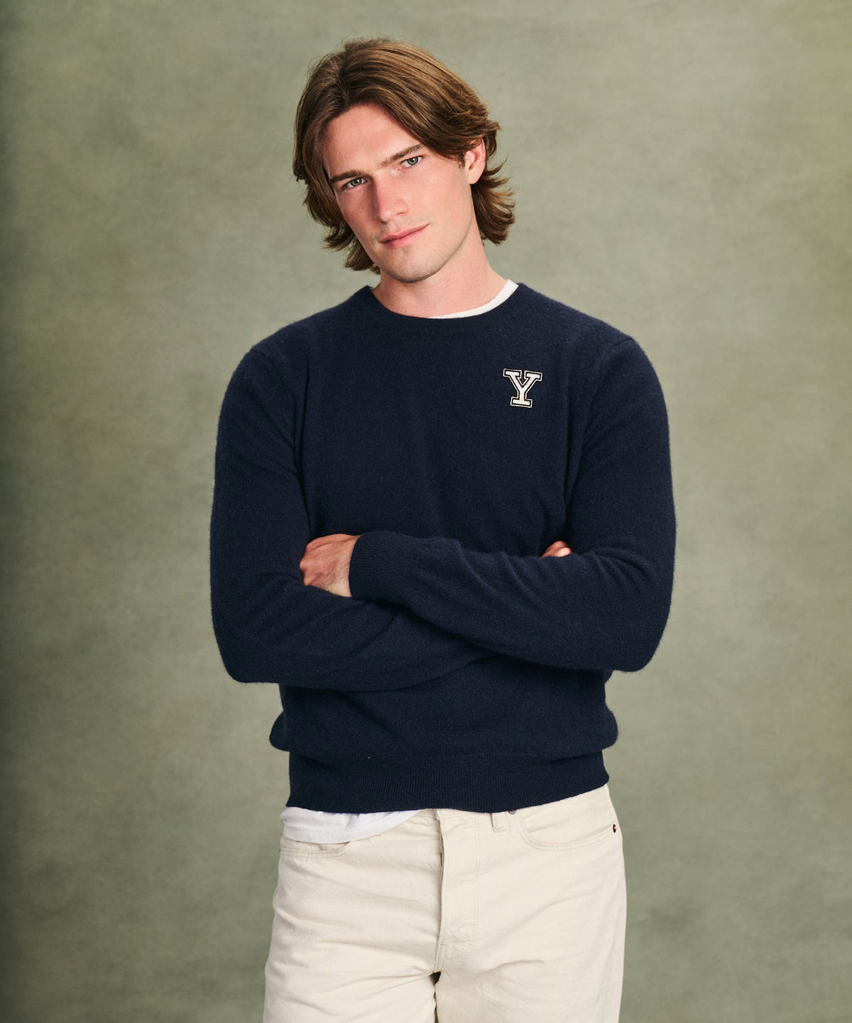 Men's Yale University Cashmere Sweater