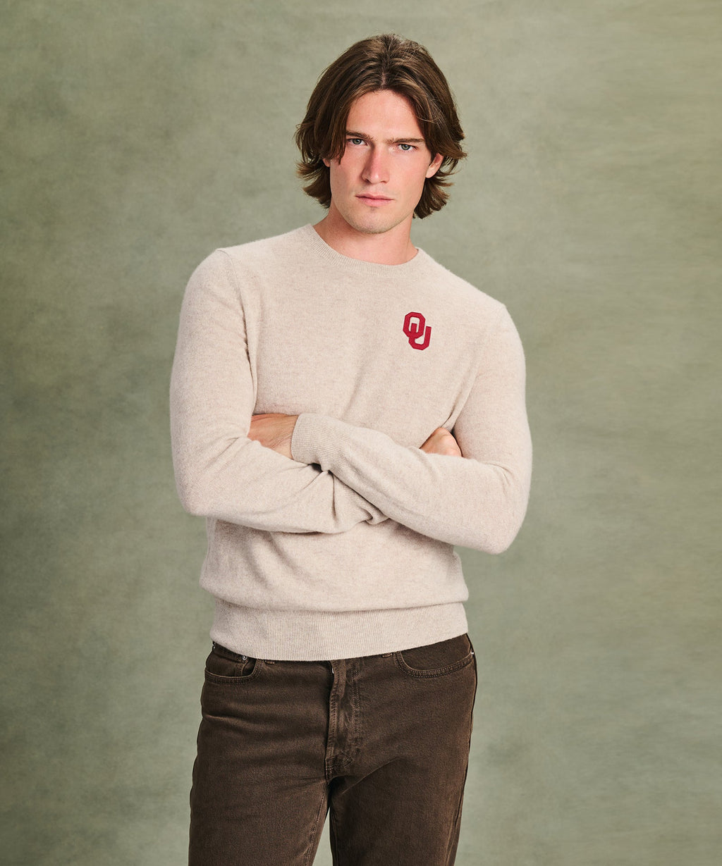 Men's University of Oklahoma Cashmere Sweater