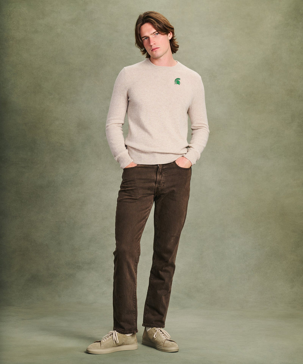 Men's Michigan State University Cashmere Sweater