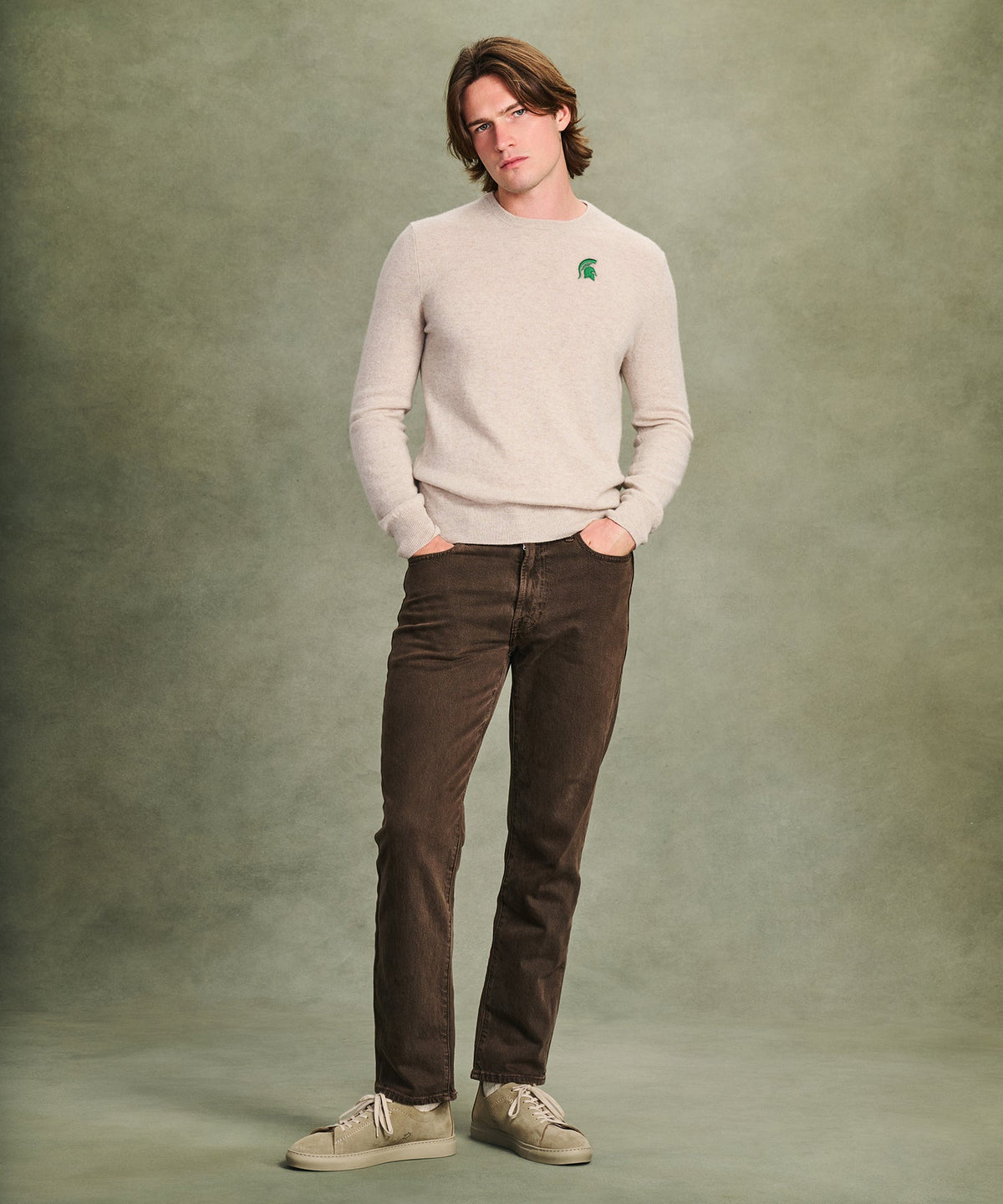 Men's Michigan State University Cashmere Sweater