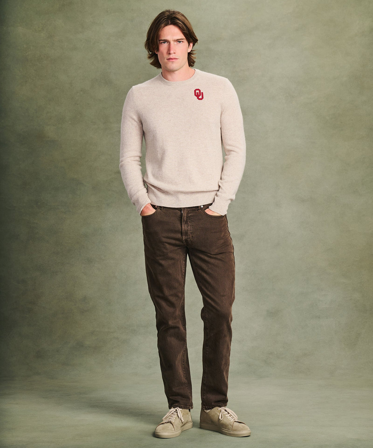 Men's University of Oklahoma Cashmere Sweater