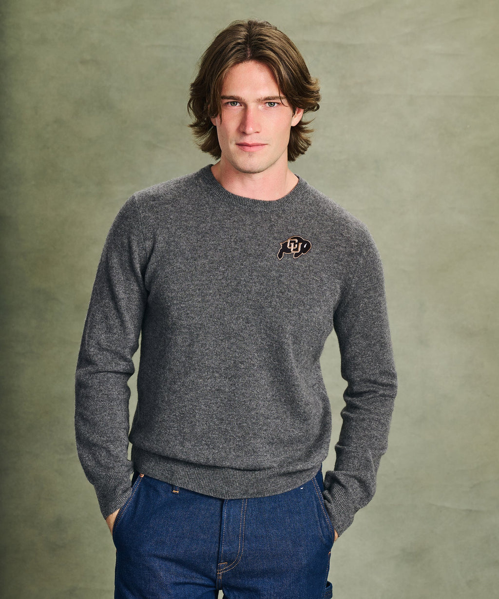 Men's University of Colorado Boulder Cashmere Sweater