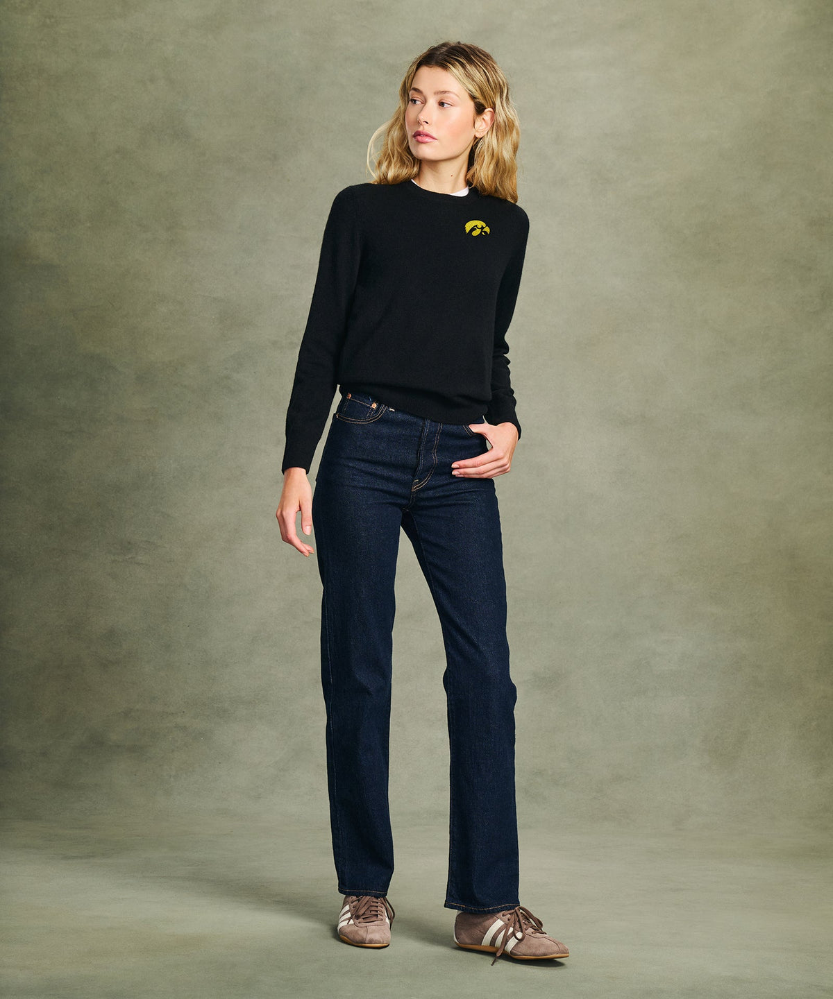 Women's University of Iowa Cashmere Sweater