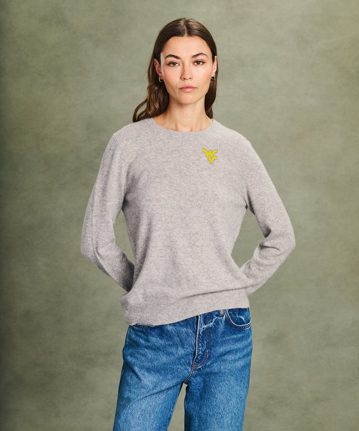 Women's West Virginia University Cashmere Sweater