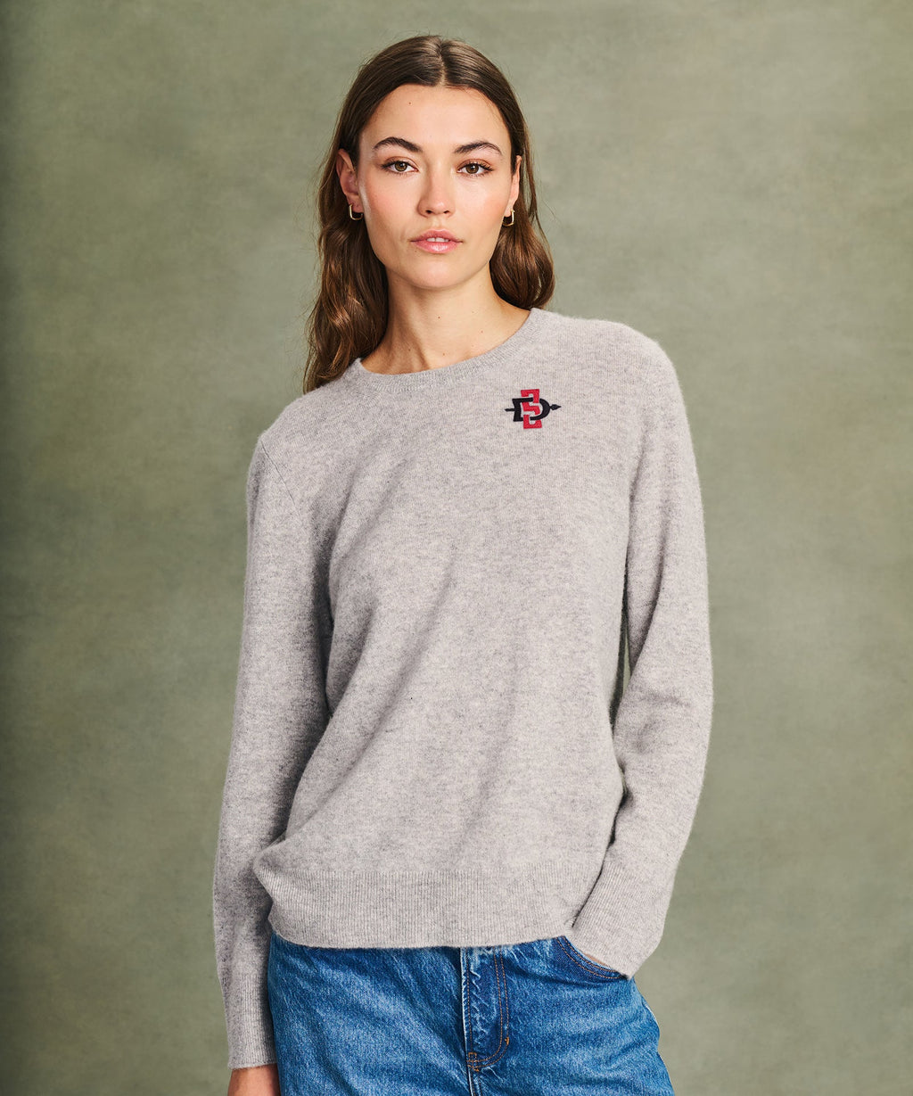 Women's San Diego State University Cashmere Sweater