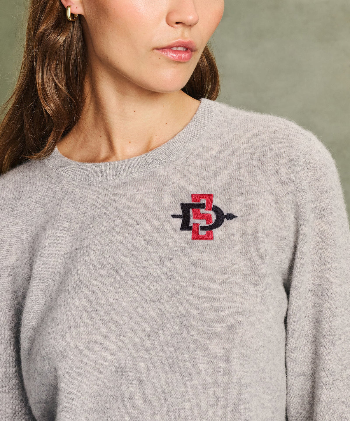 Women's San Diego State University Cashmere Sweater