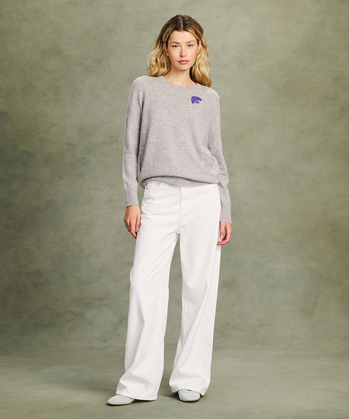 Women's Kansas State University Cashmere Sweater