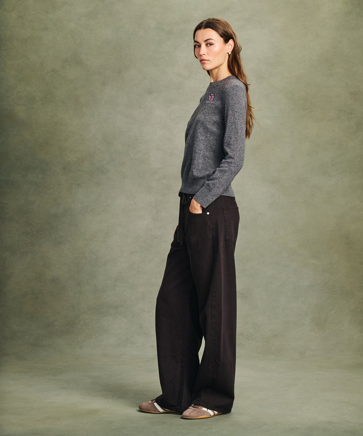 Women's Brown University Cashmere Sweater