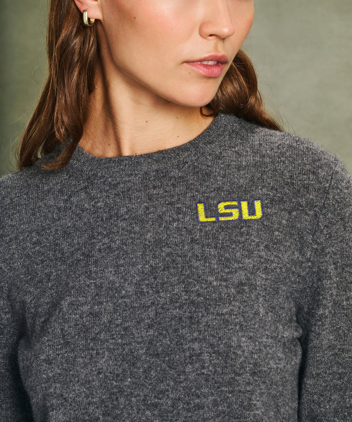 Women's Louisiana State University Cashmere Sweater
