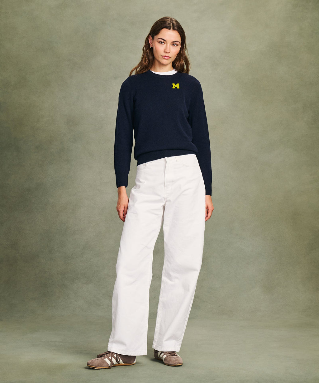 Women's University of Michigan Cashmere Sweater