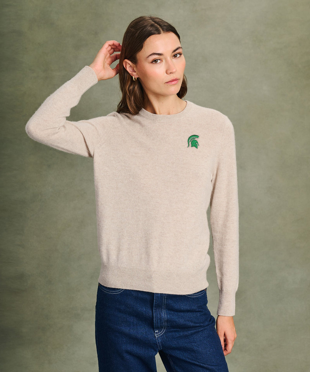 Women's Michigan State University Cashmere Sweater