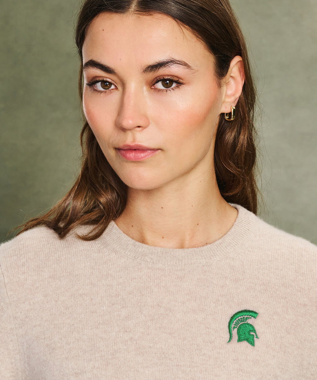 Women's Michigan State University Cashmere Sweater
