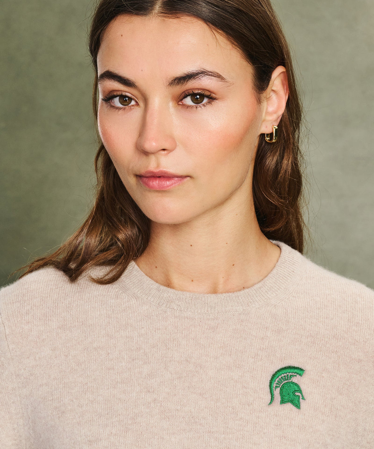 Women's Michigan State University Cashmere Sweater
